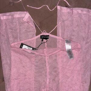 PLT mesh see through pants